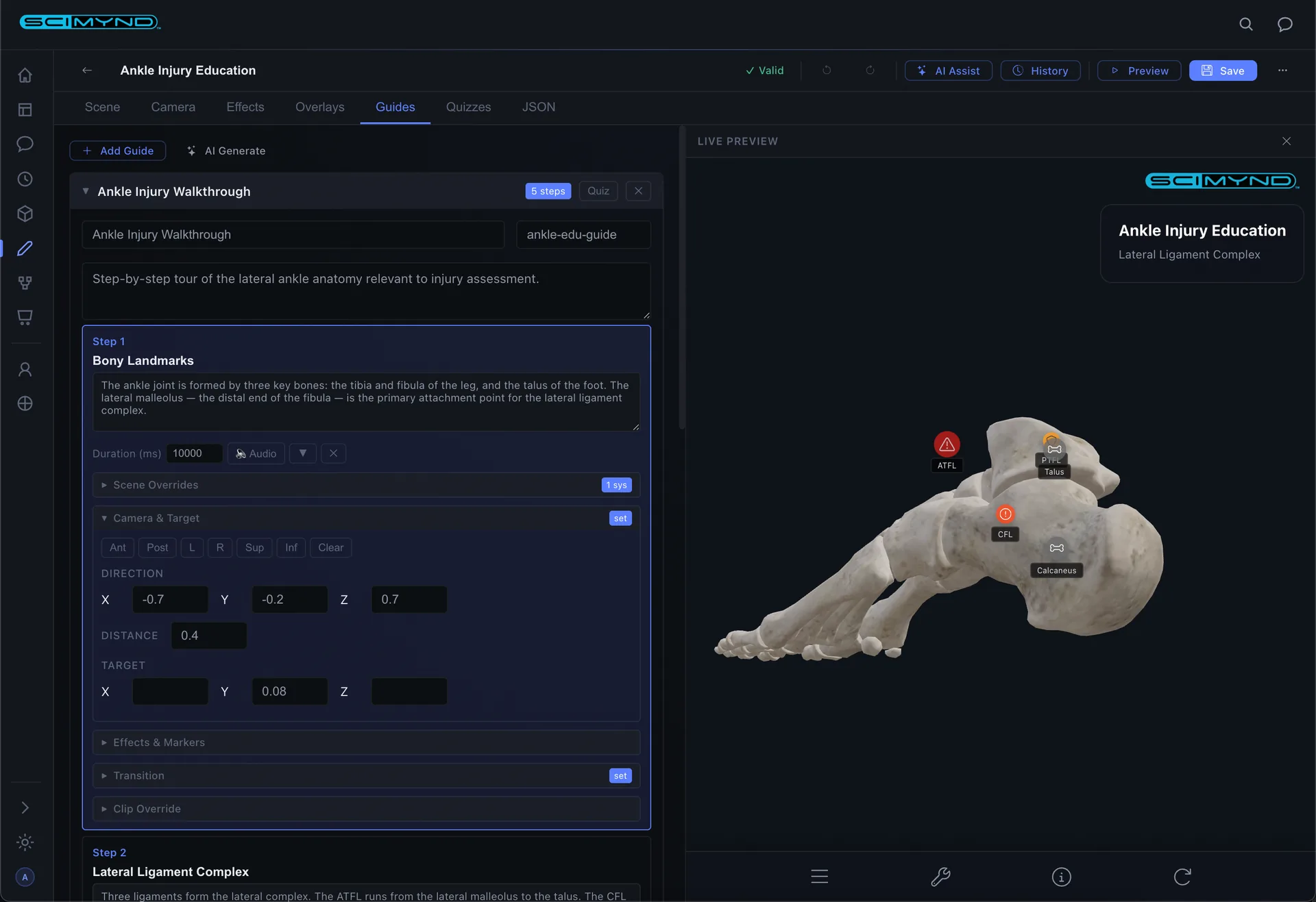 Guided tour builder