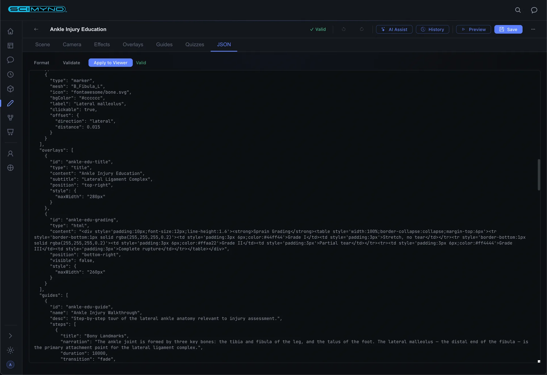 JSON configuration editor